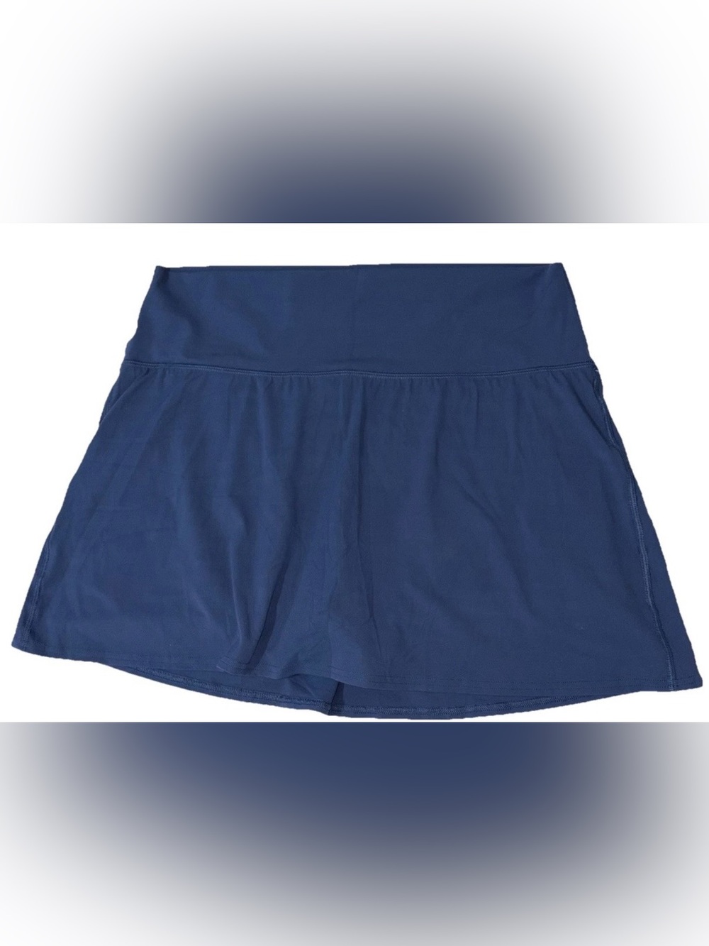 NWT*LULULEMON*SIZE 14*ALIGN HIGH RISE SKIRT*LINER W/ POCKETS*BLUE TWILL*$78